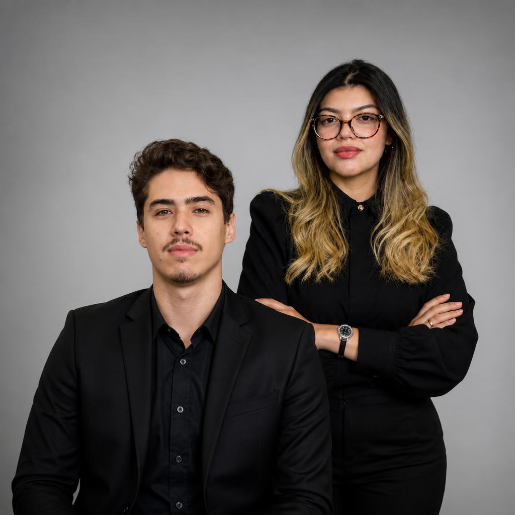 Heloise e Gustavo, fundadores da Yolo Content